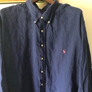 Polo Ralph Lauren Big&Tall Linen Button down 4XLT
